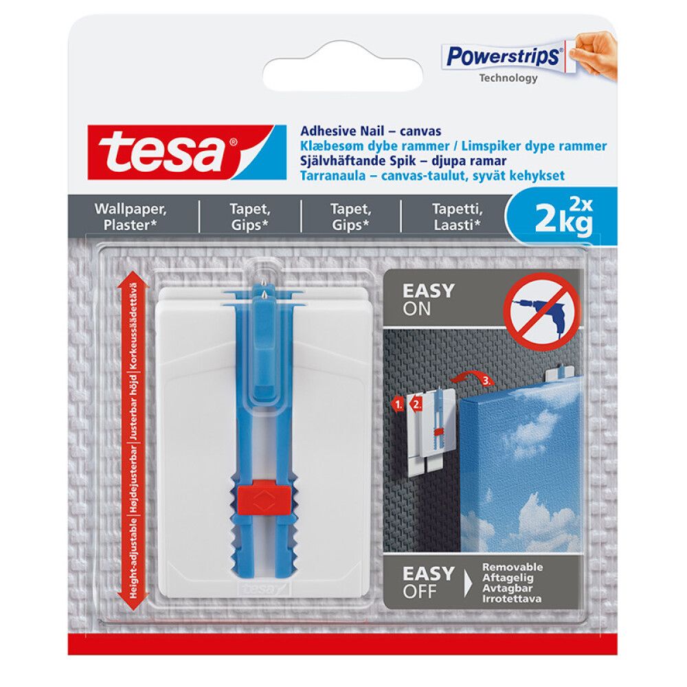 Tarranaula canvas-tauluille tapettiin Tesa 2 kg 2 kpl