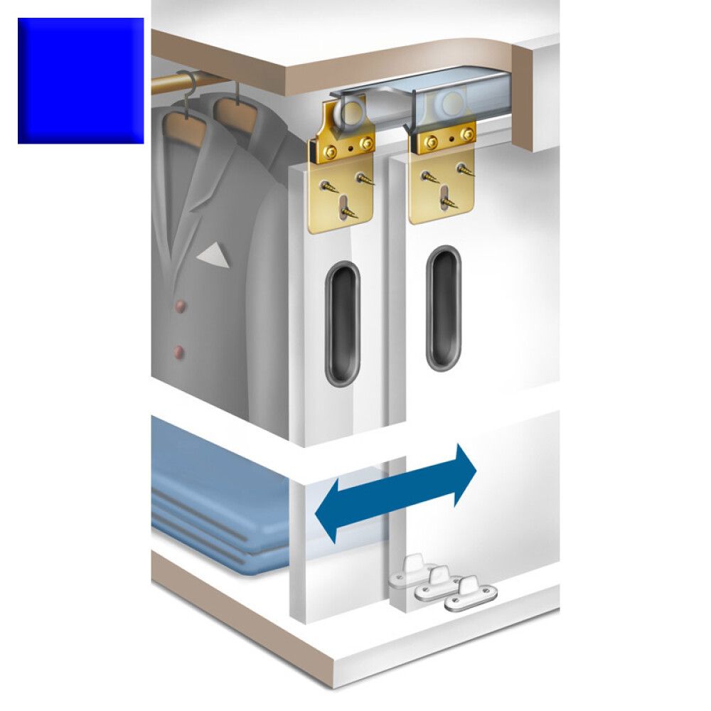Liukuovikaapin helasarja HBS Betz 200 cm