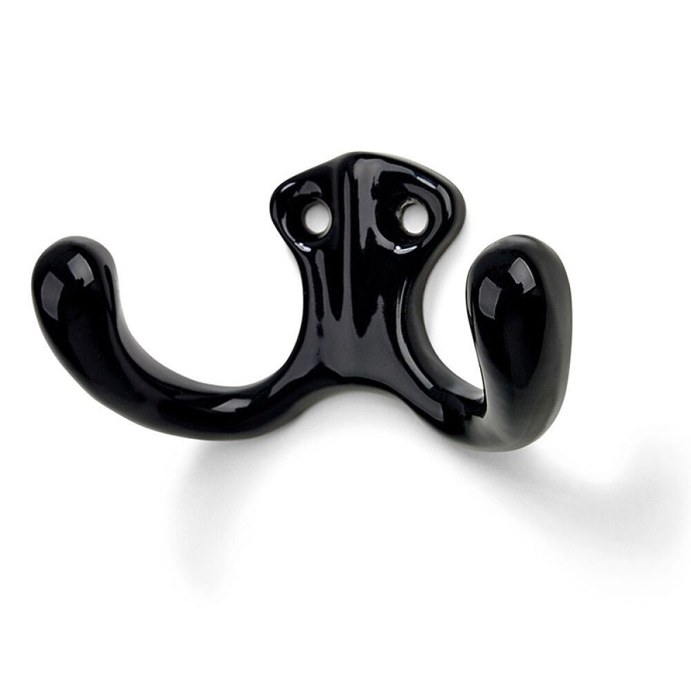 Vaatekoukku Habo My Musta 3 kpl