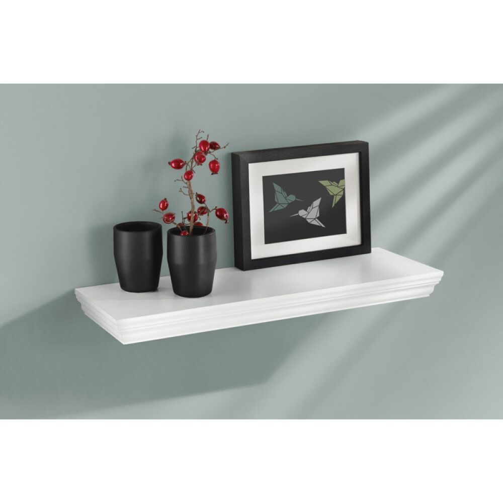 Hyllylevy Dolle Profile Valkoinen 600 x 200 x 45 mm