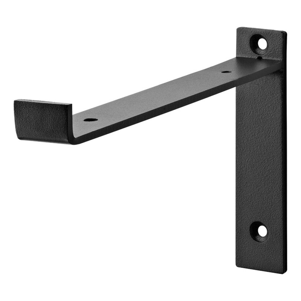 Hyllynkannatin Dolle Lip Musta Teräs 260 x 130 x 30 mm