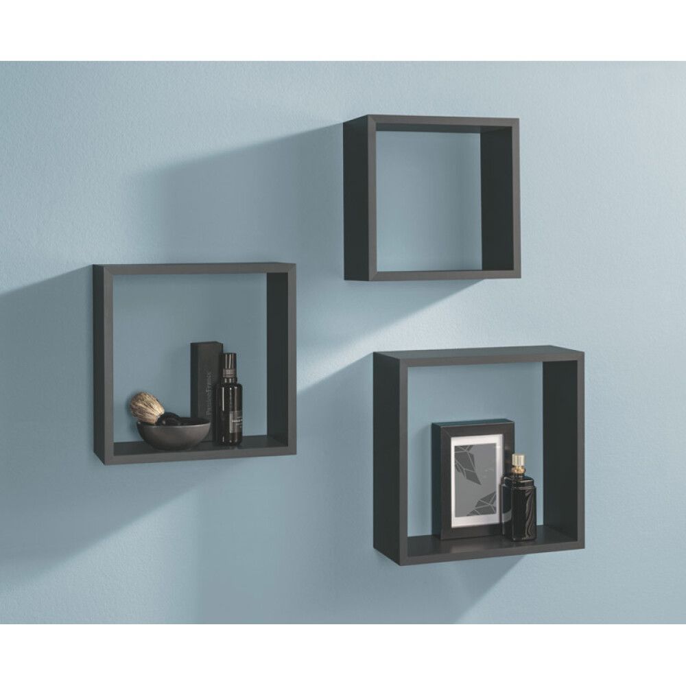 Kuutiohylly Dolle Frame Musta 300 x 300 x 117 mm