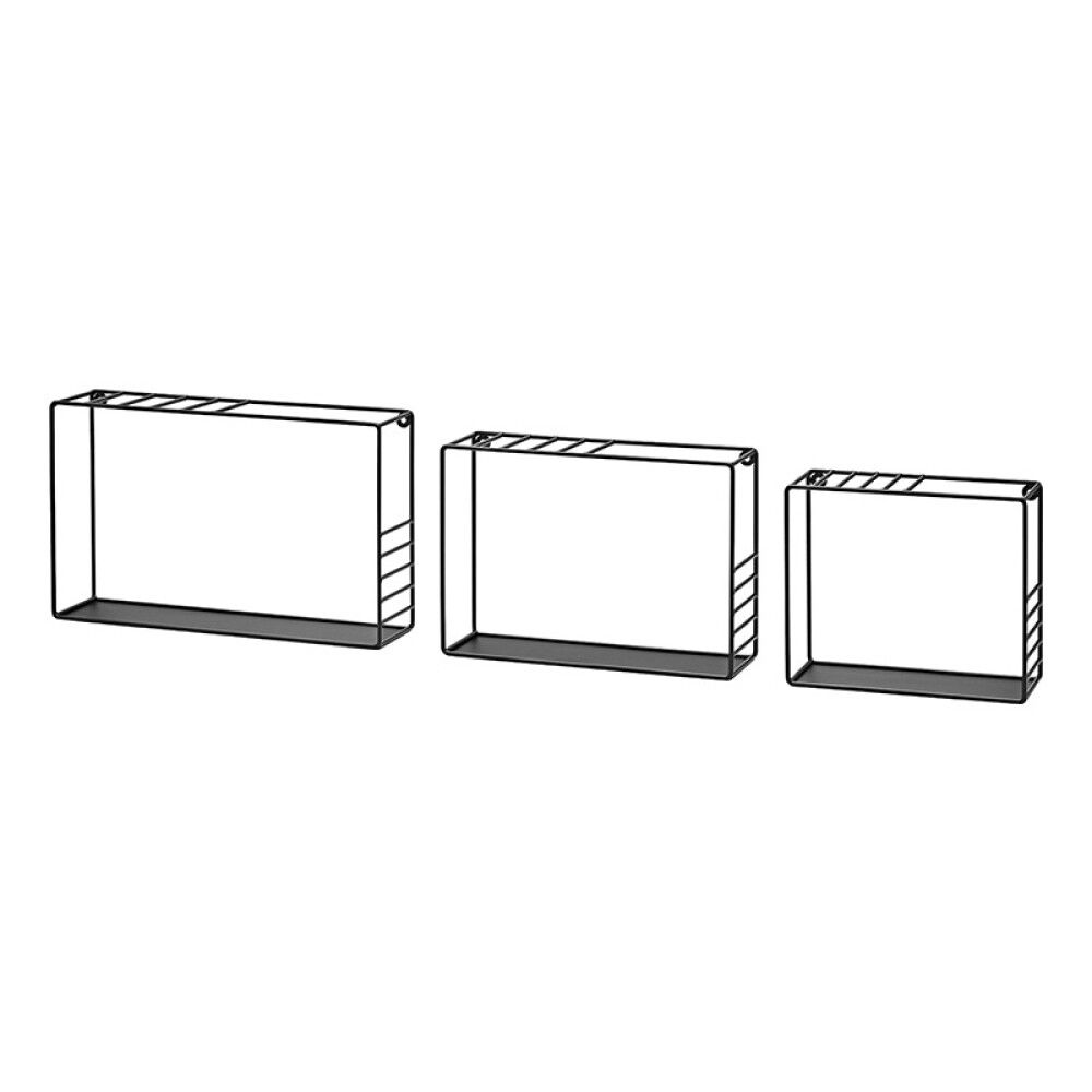 Kuutiohylly Dolle Musta 420 x 260 x 100 mm
