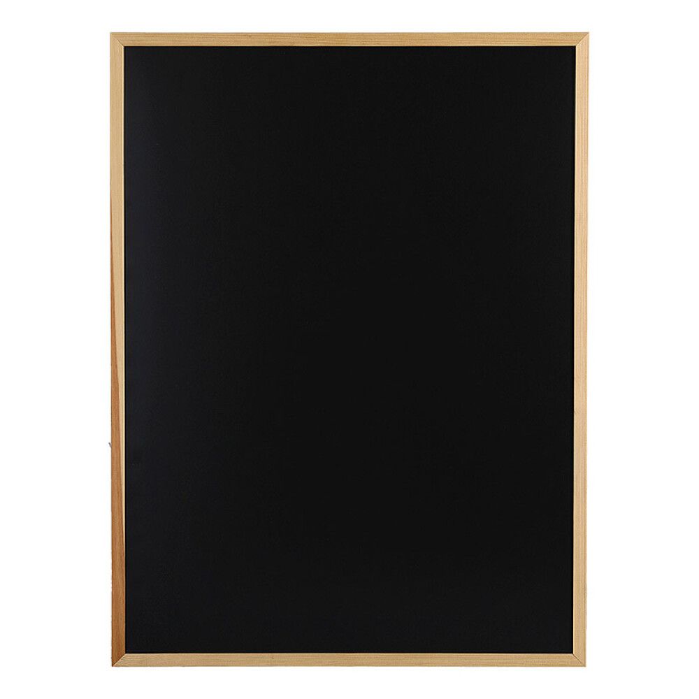 Magneettinen Liitutaulu Zeller Musta 80 x 60 cm