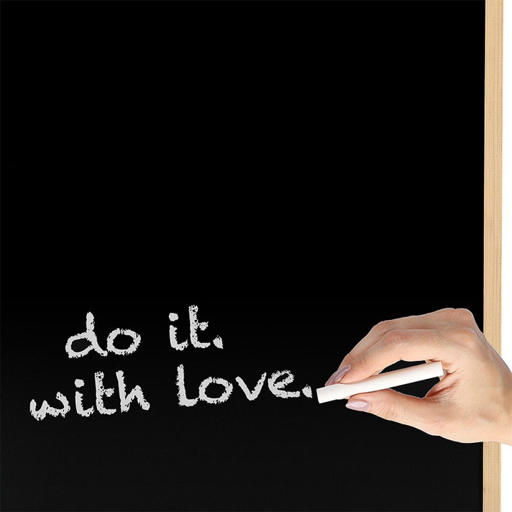 Magneettinen Liitutaulu Zeller Musta 80 x 60 cm