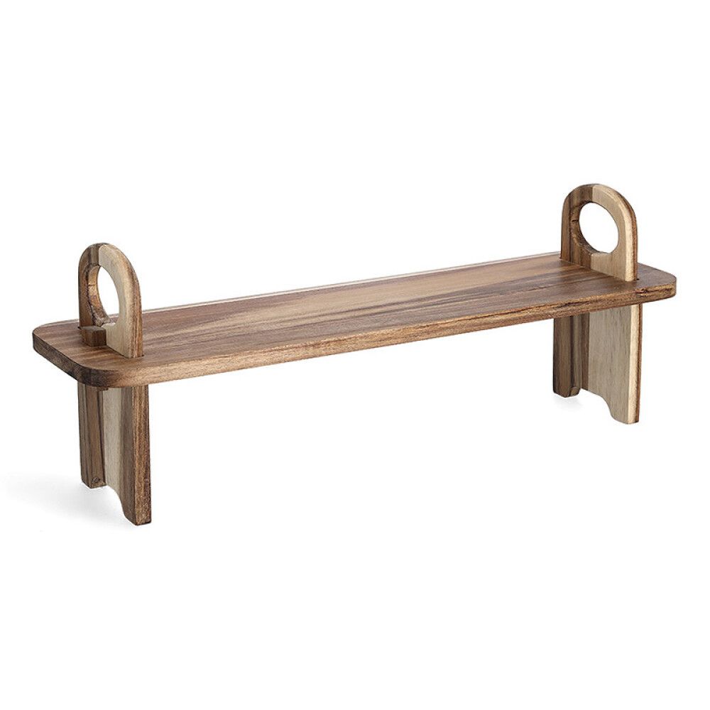 Tarjoilualusta Jaloilla Zeller Acacia 59 x 16 x 22 cm