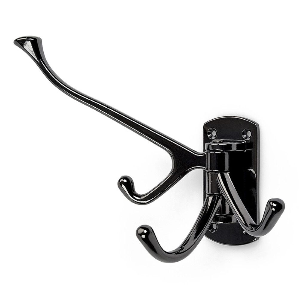 Vaatekoukku Habo Quattro Musta