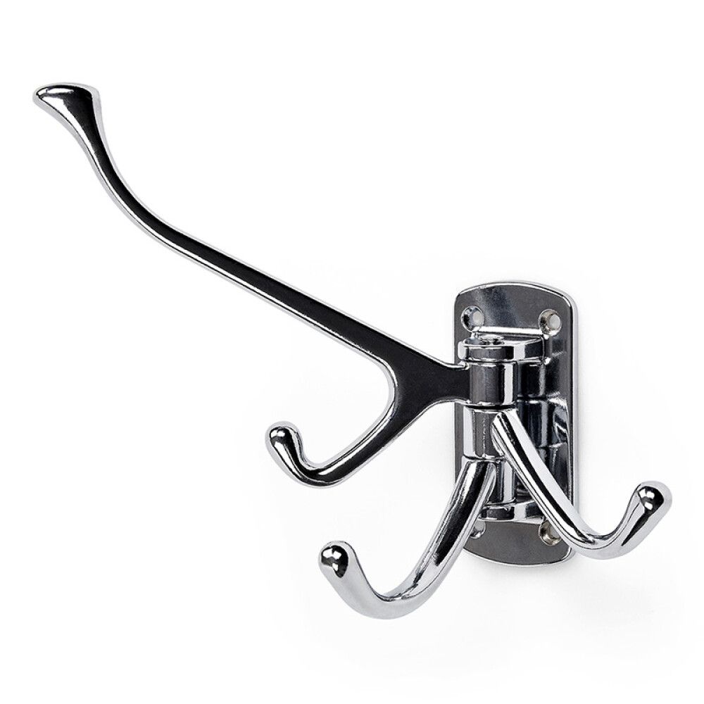 Vaatekoukku Habo Quattro Kromi