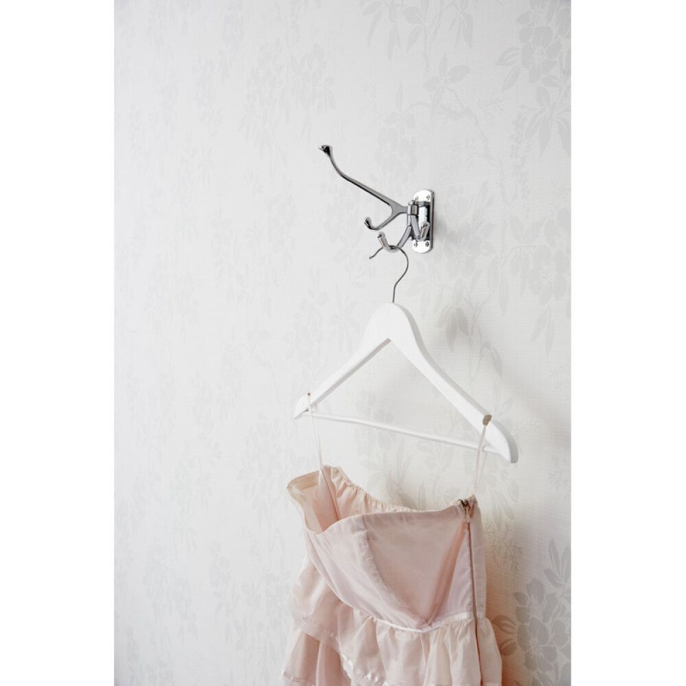 Vaatekoukku Habo Quattro Kromi