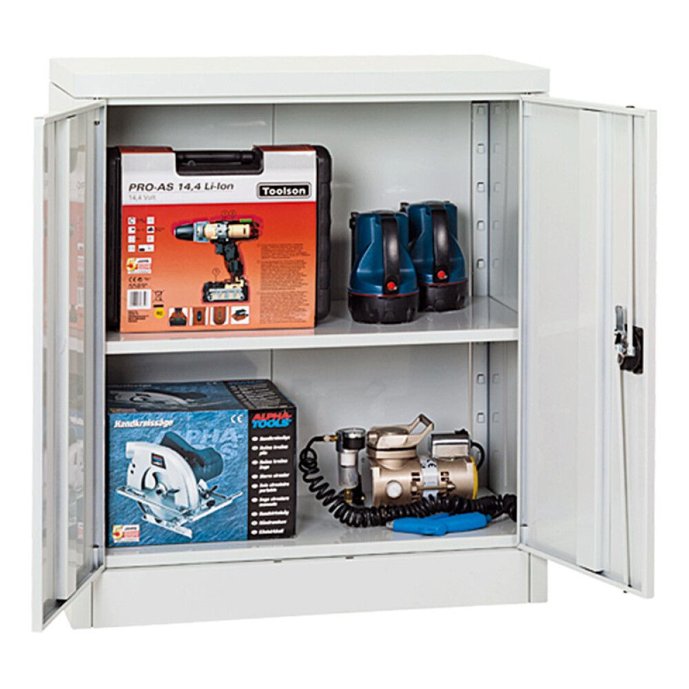 Metallikaappi Regalux Harmaa 80 x 41 x 90 cm