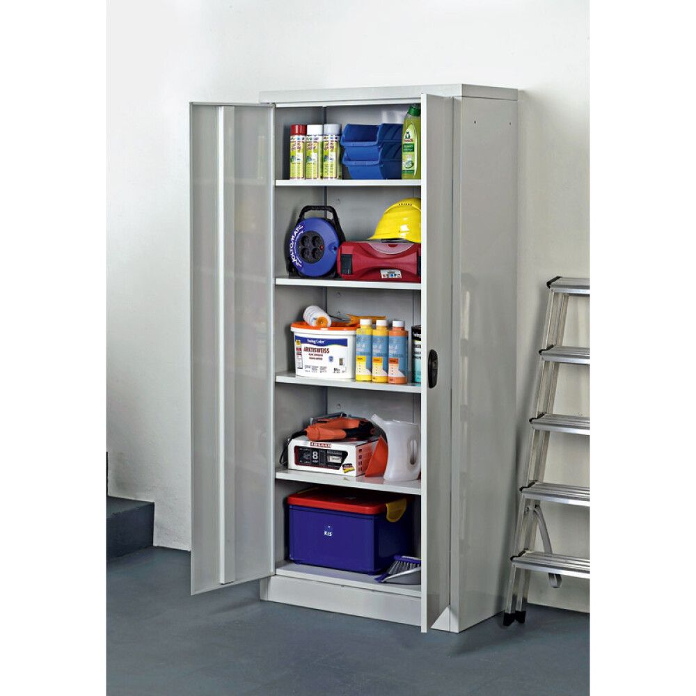 Metallikaappi Regalux Harmaa 180 x 80 x 41 cm