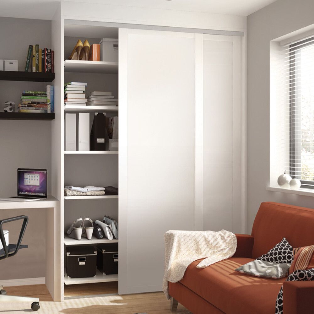 Liukuovi Lundbergs Nordic Valkoinen 914 mm