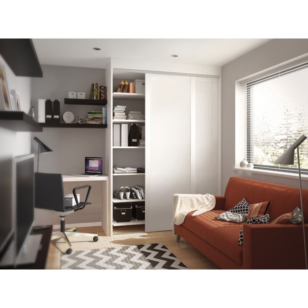 Liukuovi Lundbergs Nordic Valkoinen 914 mm