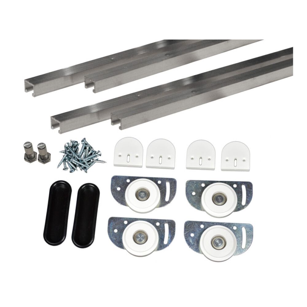 Helapaketti tilanjakajaliukuovisarjalle HBS Betz max. 80 kg