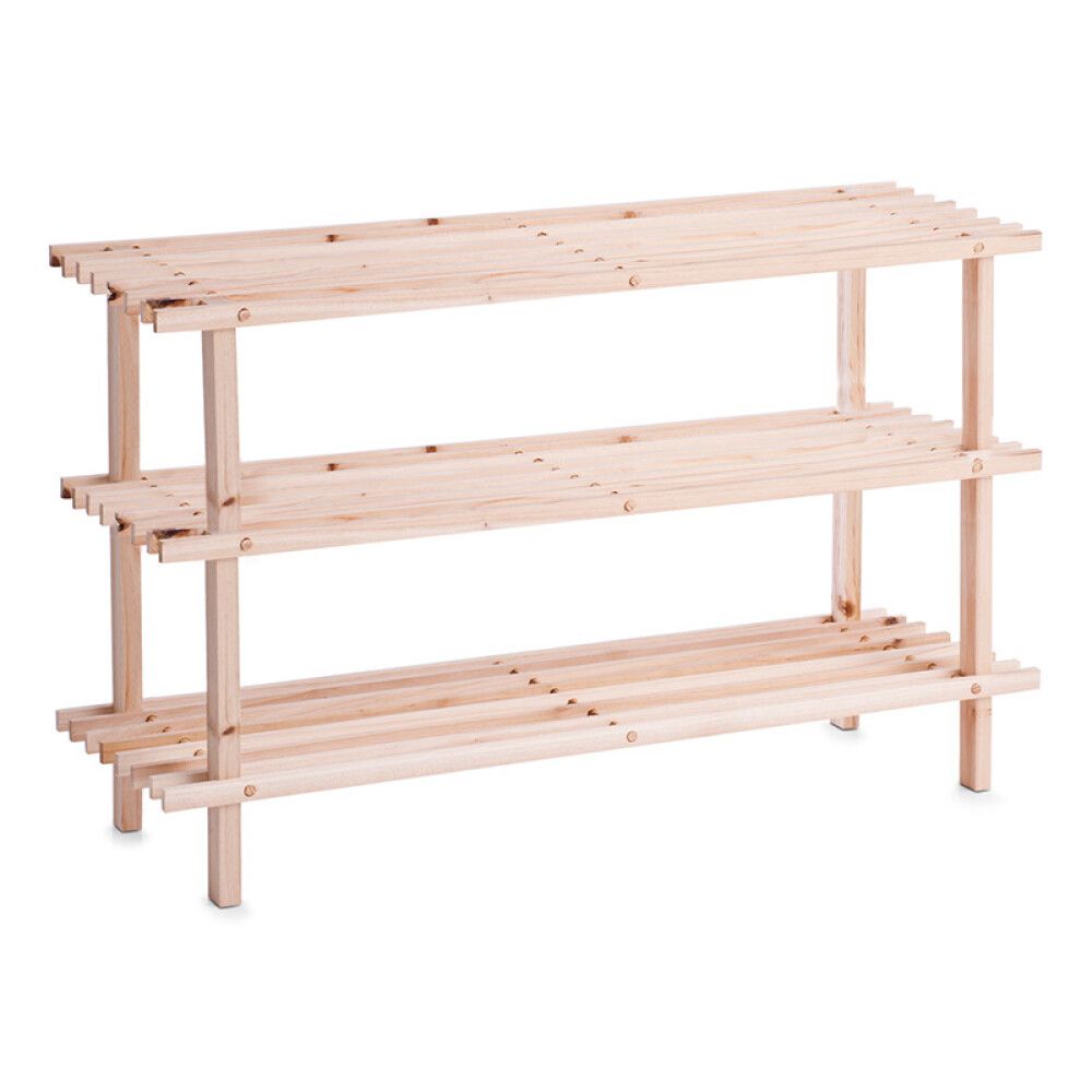 Kenkäteline Zeller 3-osainen mänty 80 x 26 x 49,5 cm