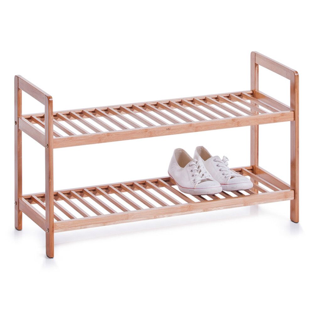 Kenkähylly Zeller Bambu 2-osainen 70 x 40 x 26 cm