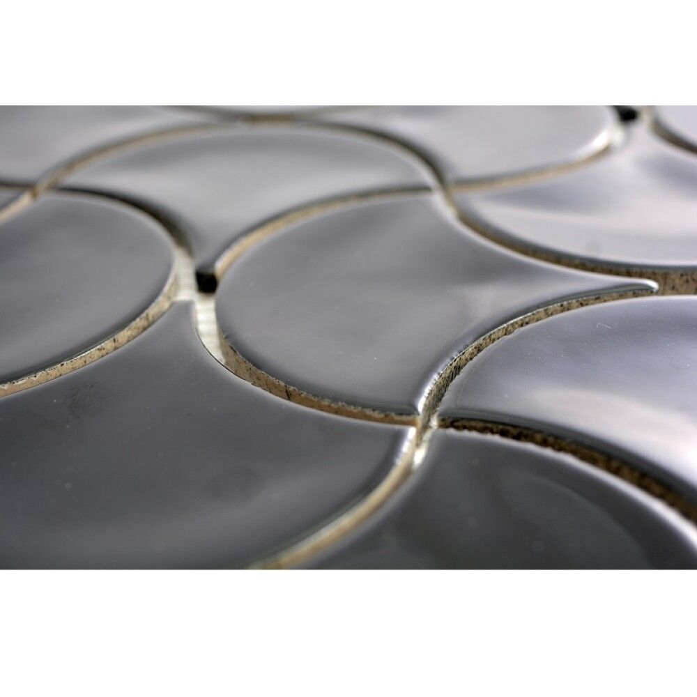 Mosaiikki Wave Musta