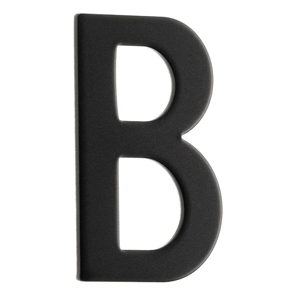 Talokirjain Beslagsboden Musta Tarrakiinnitys B