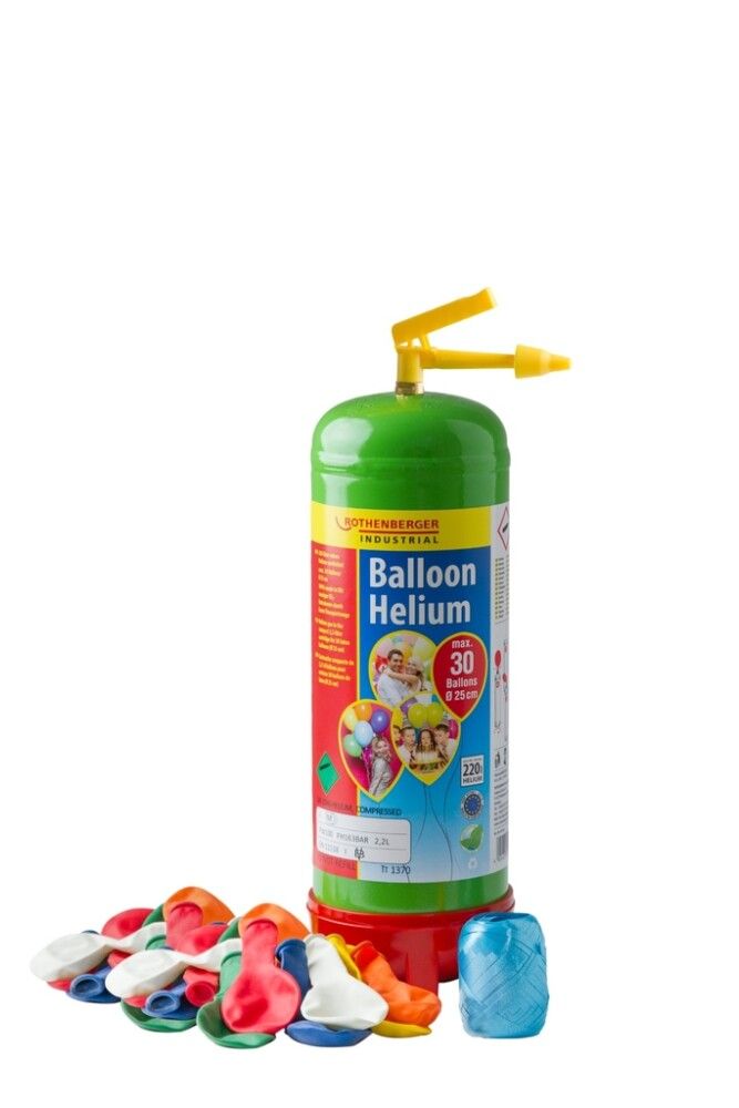 Helium-ilmapallon täyttösarja Rothenberger
