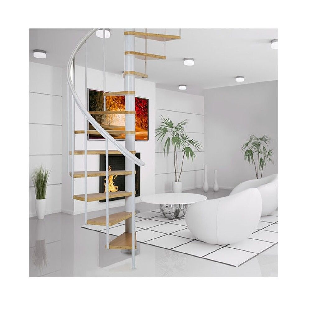 Kierreporras Dolle Calgary Valkoinen 140 cm