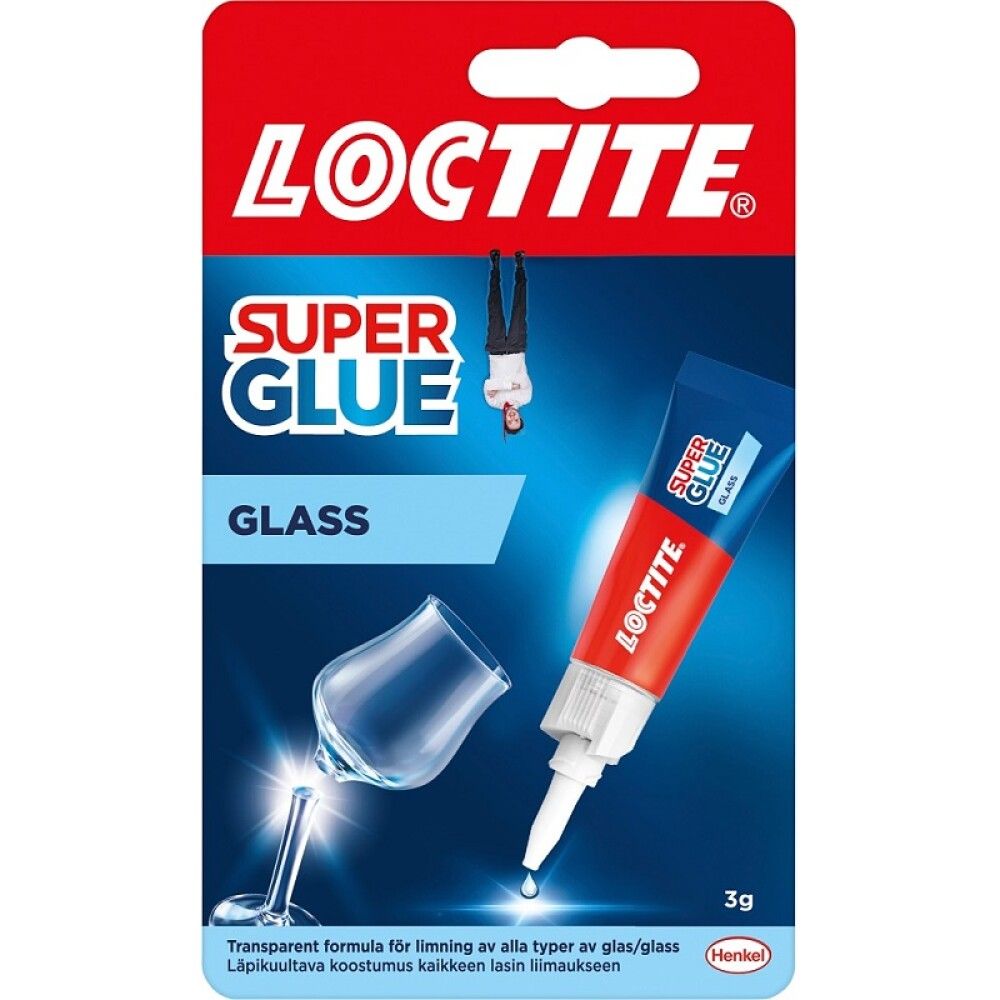 Lasipikaliima Loctite Super Glue Glass 3 g