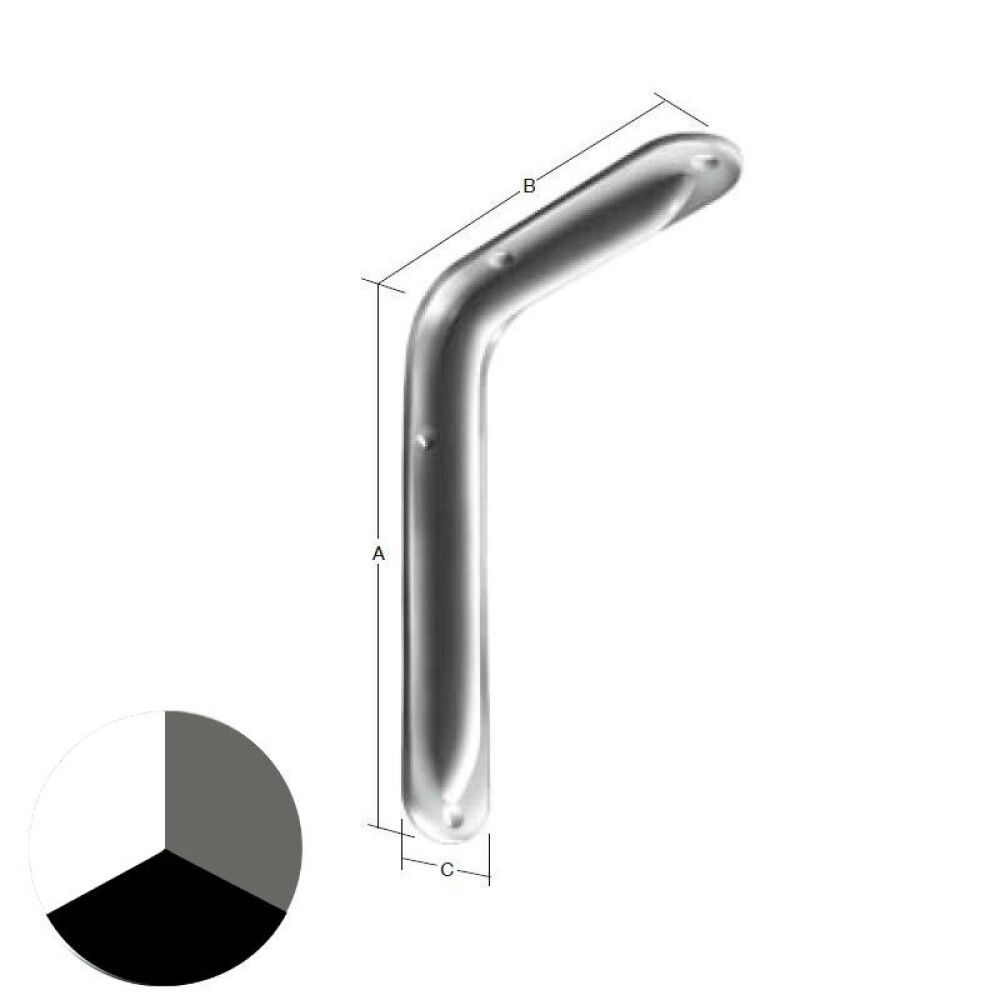 Kulmakannatin Format Valkoinen 295 x 195 mm