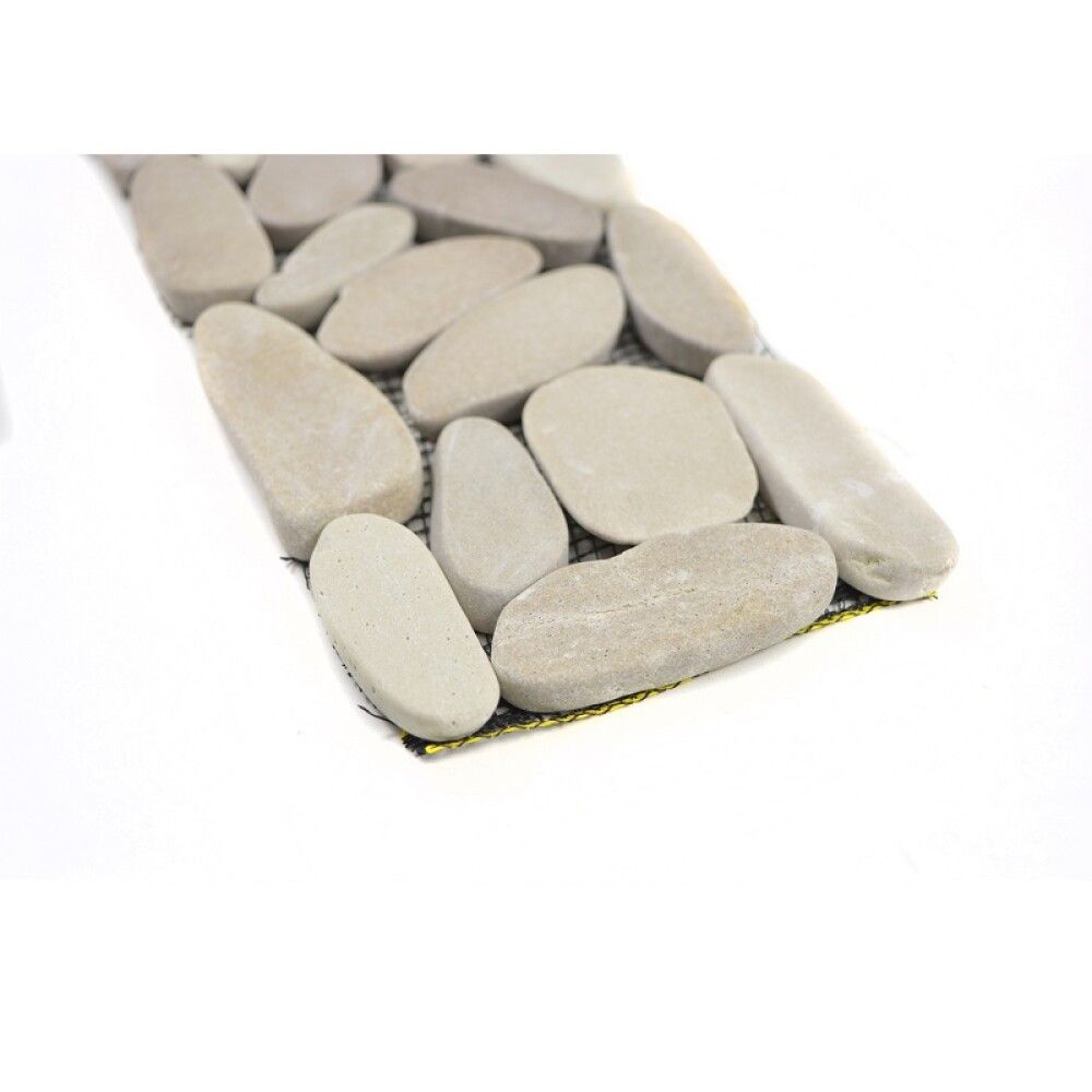 Kivimosaiikkilaatta Fliesen Kiesel Uni beige 30 x 10 cm
