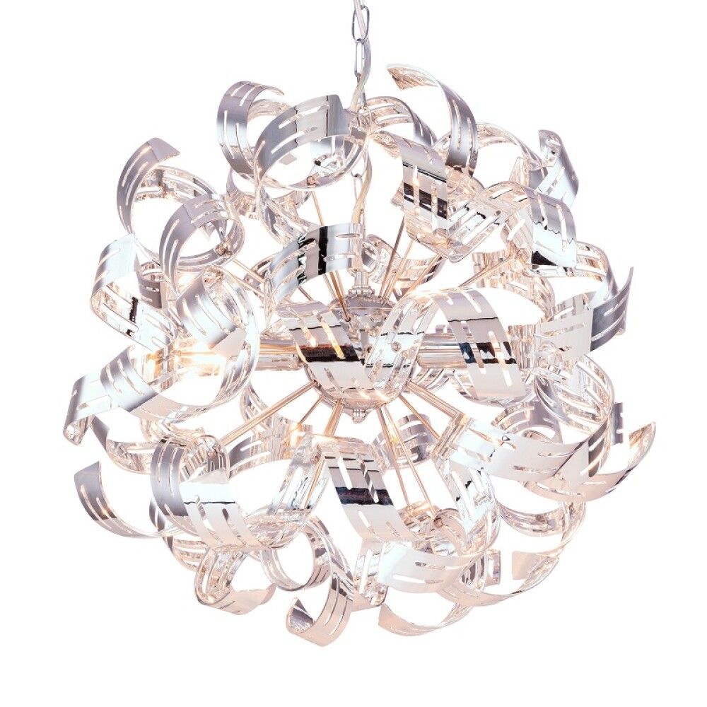 Riippuvalaisin Globo Falla kromi Ø 50 cm