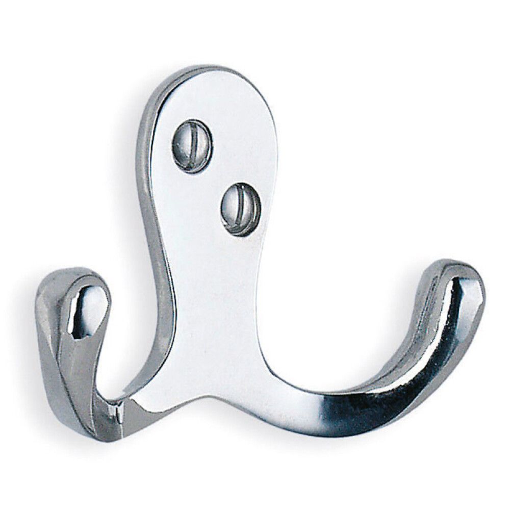 Kaksoiskoukku Beslagsboden BK246 44 mm kromi