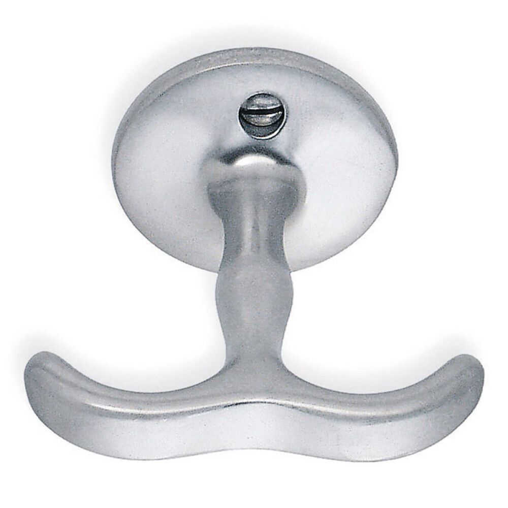 Kaksoishyllykoukku Beslagsboden BK070M 56 mm mattakromi