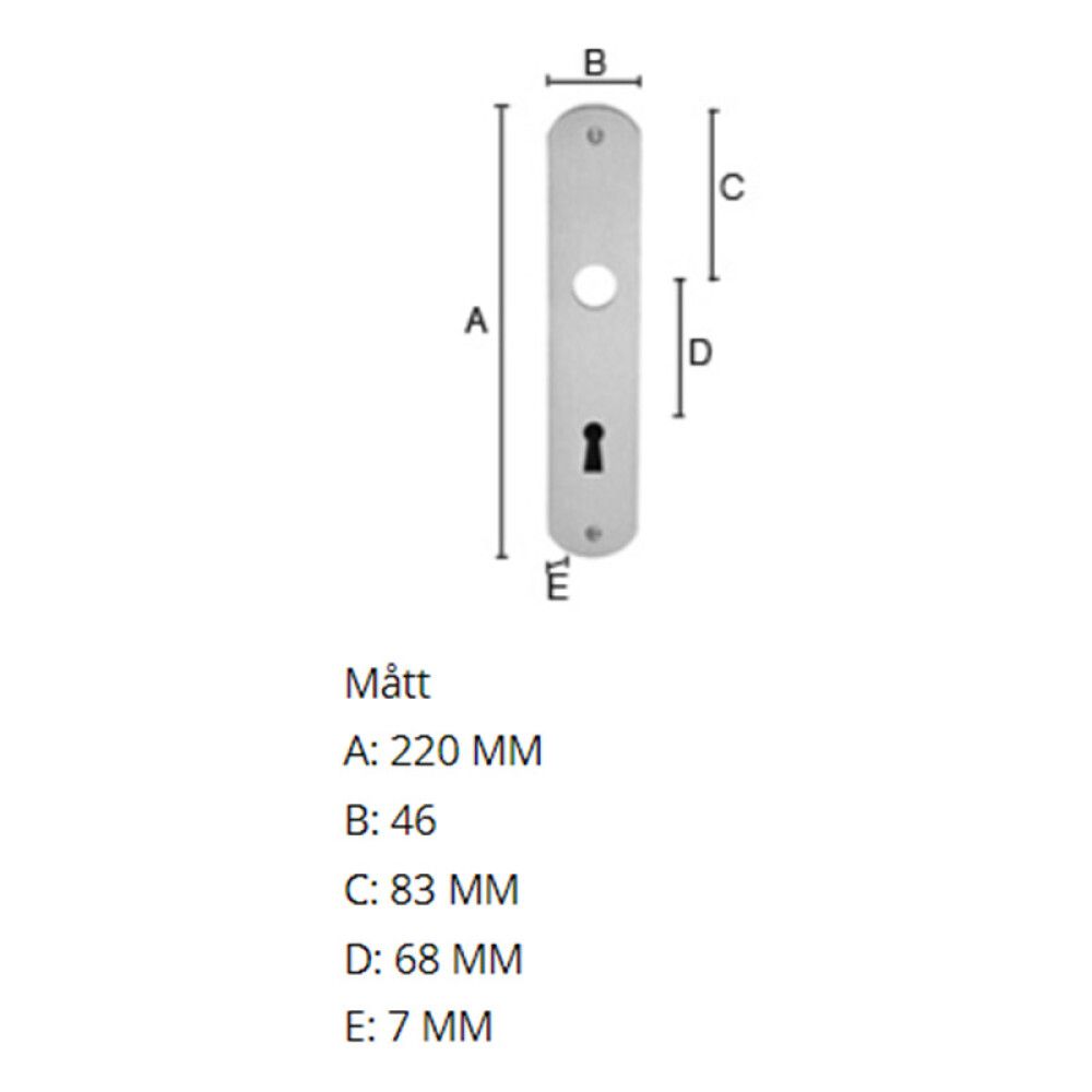 Välioven peitekilpi Beslagsboden B894KM