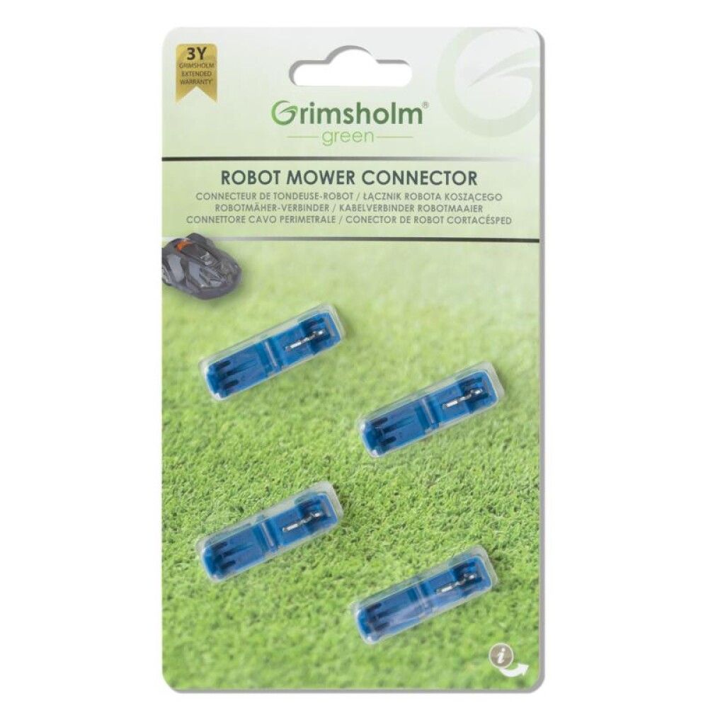 Robottiruohonleikkurin rajakaapelin liittimet 4 kpl