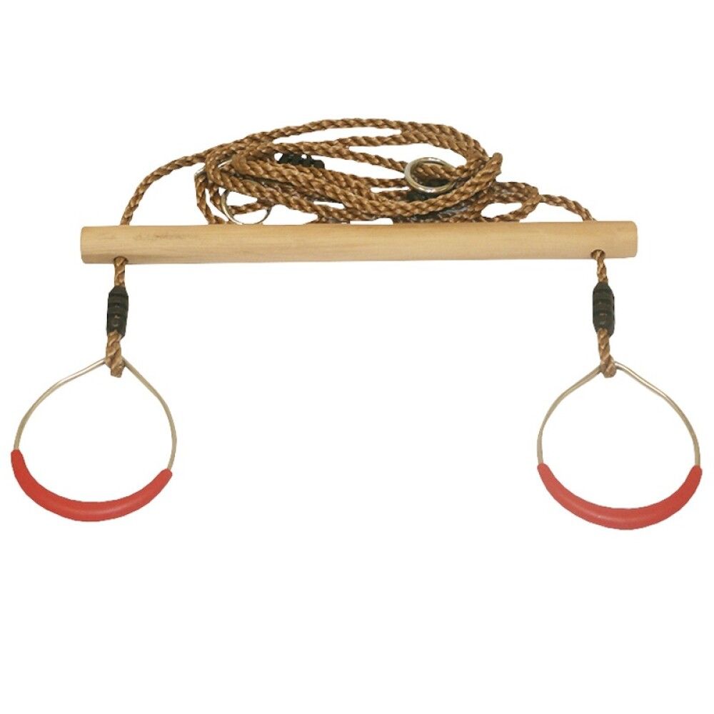 Trapetsikeinu puinen renkailla