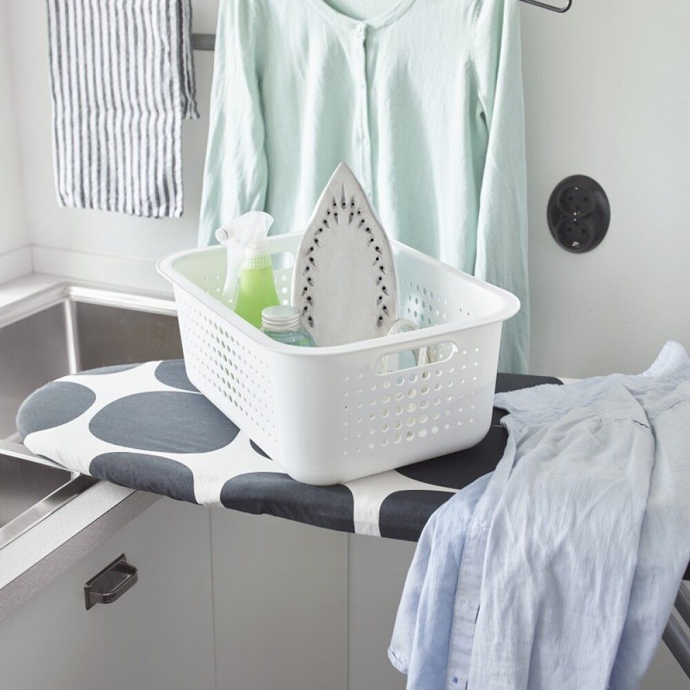 Säilytyskori SmartStore Basket Recycled 10 L Valkoinen 37 x 28 x 15 cm