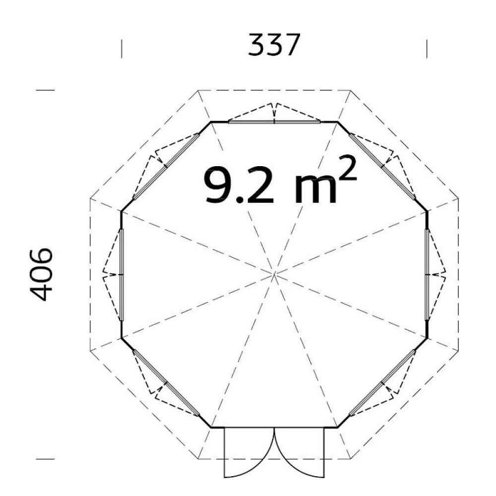 Huvimaja Palmako Veronica 7 9,2 m²