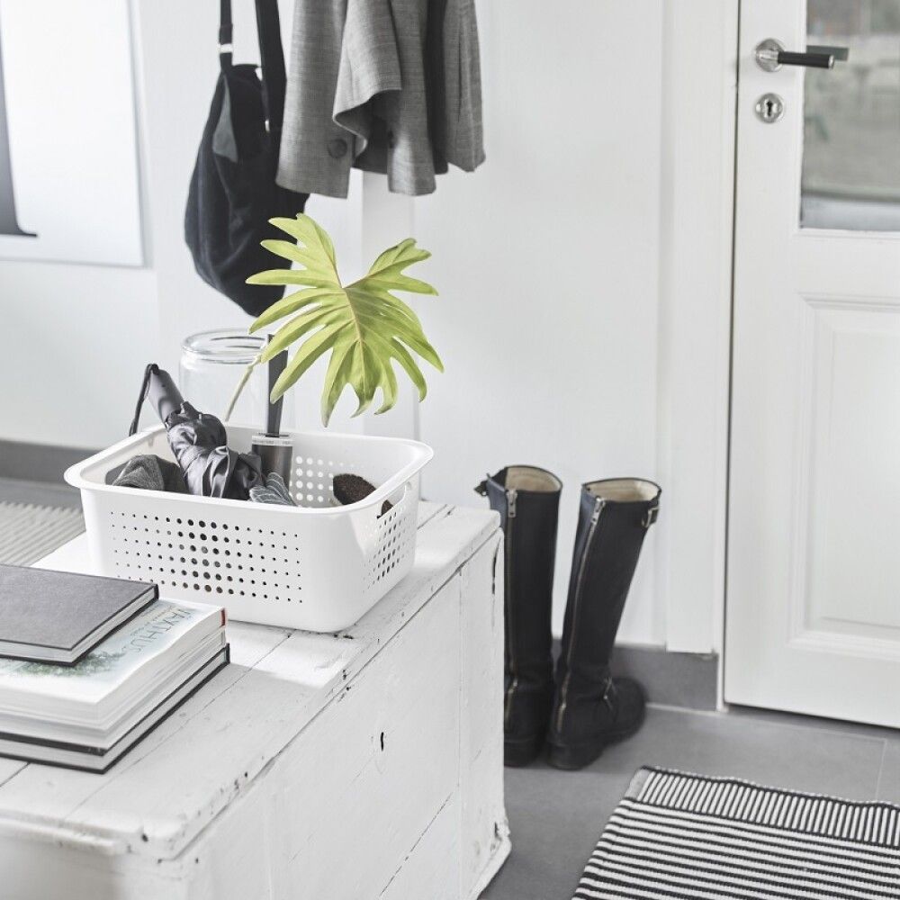 Säilytyskori SmartStore Basket Recycled 10 L Valkoinen 37 x 28 x 15 cm