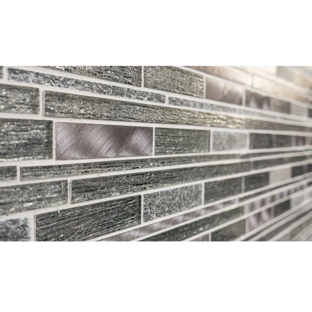 Mosaiikkilaatta XAM GV84 Musta  29,8 x 31 cm