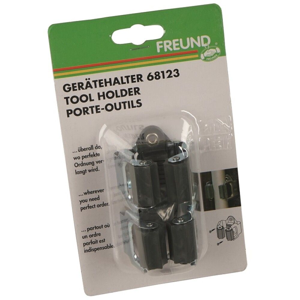 Koukku puutarhavälineille