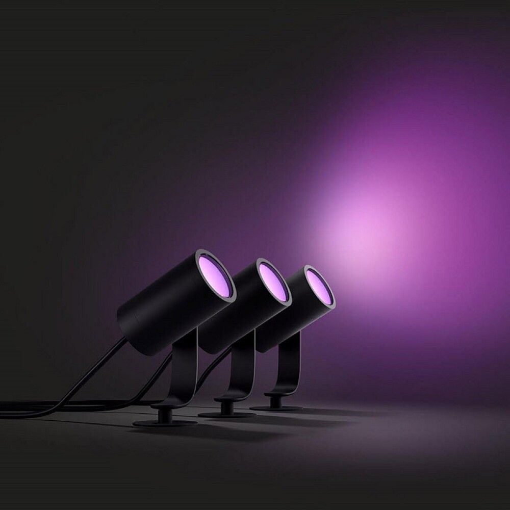 Ulkospottivalaisin Philips Hue Lily 3 kpl Peruspakkaus