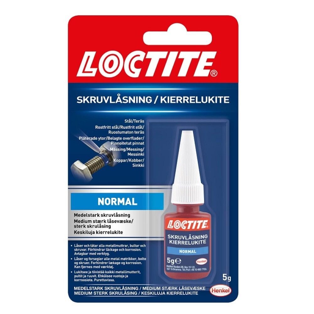Kierrelukite normaali Loctite 5 ml