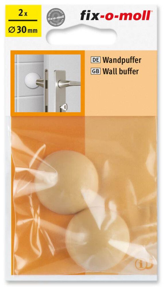 Ovenpysäytin Fix-o-moll 30 mm beige 2 kpl