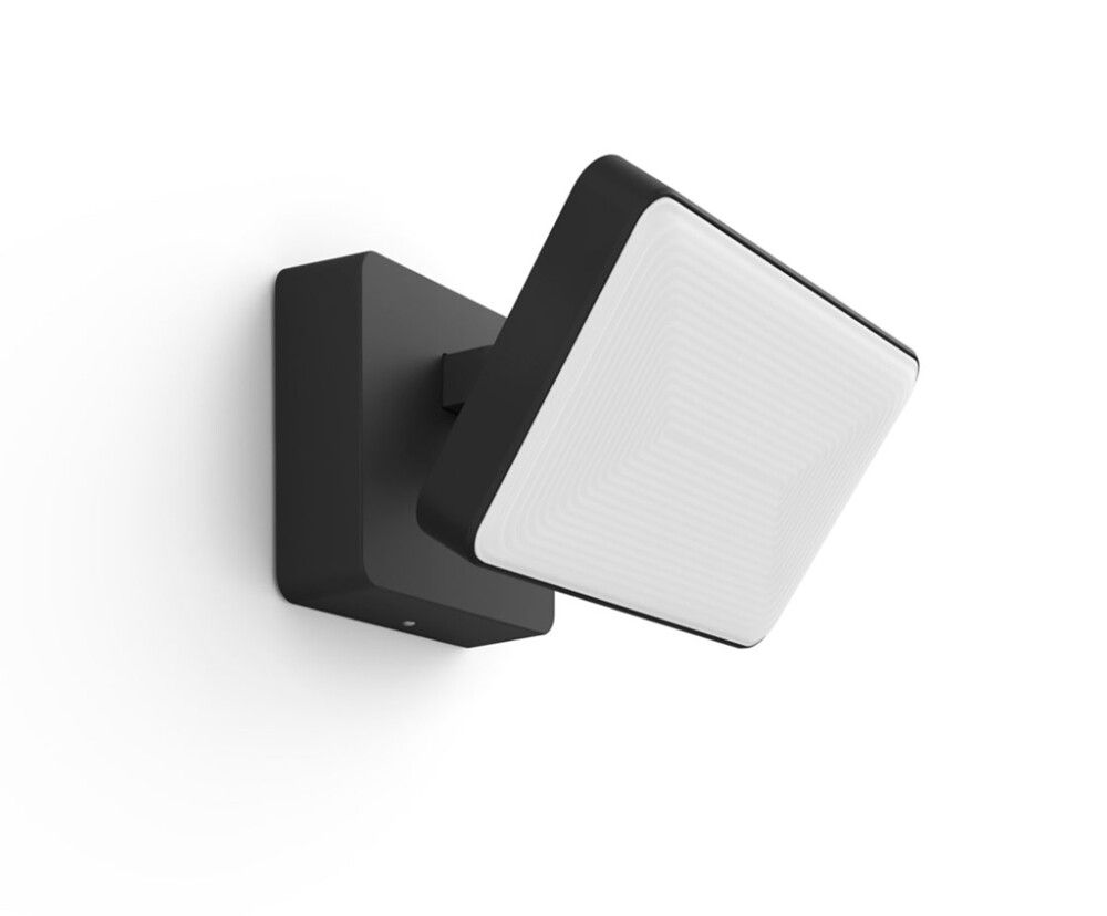Ulkoseinävalaisin Philips Hue Welcome Musta 26,5 cm