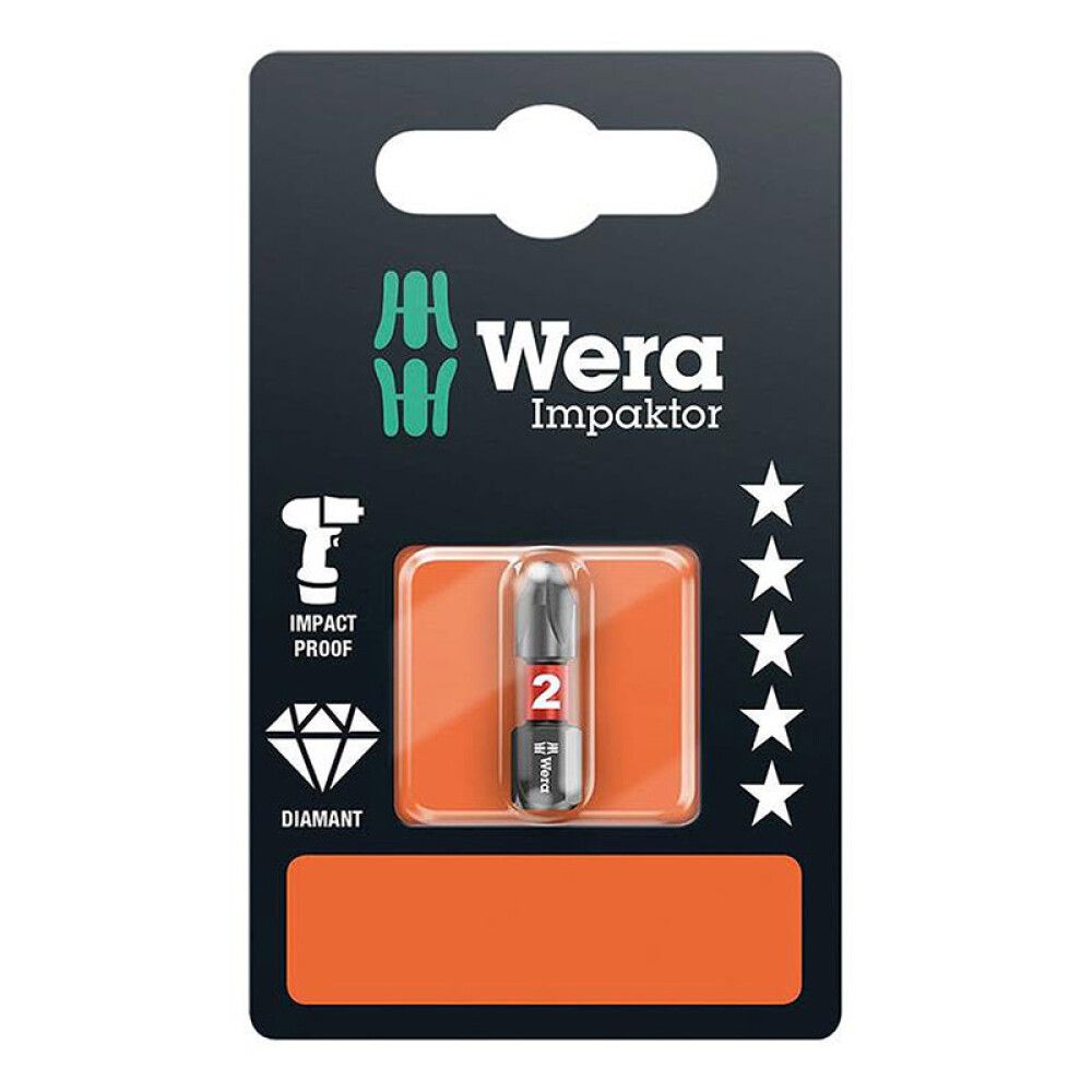 Ruuvauskärki Wera 855/4 IMP DC Impaktor Pozidriv PZ3 x 50 mm