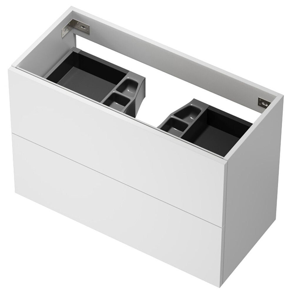 Allaskaappi Camargue Skärgård Classic Slim Line etuosilla mattavalkoinen 78,4 x 33,5 x 55 cm