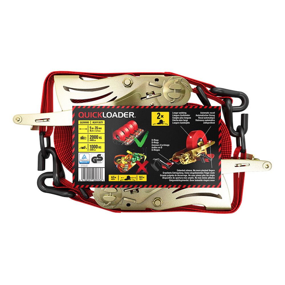 Kelautuva Kuormaliina Quickloader 2000 kg 35mm 5m 2 kpl