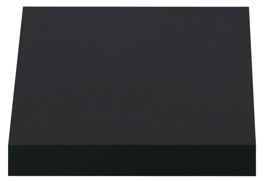 Seinähylly Regalux XL4 musta 3,8 x 24 x 24 cm