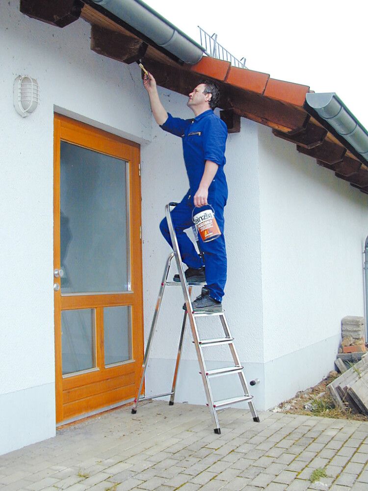 Taloustikkaat Alumiini 5-askelmaiset