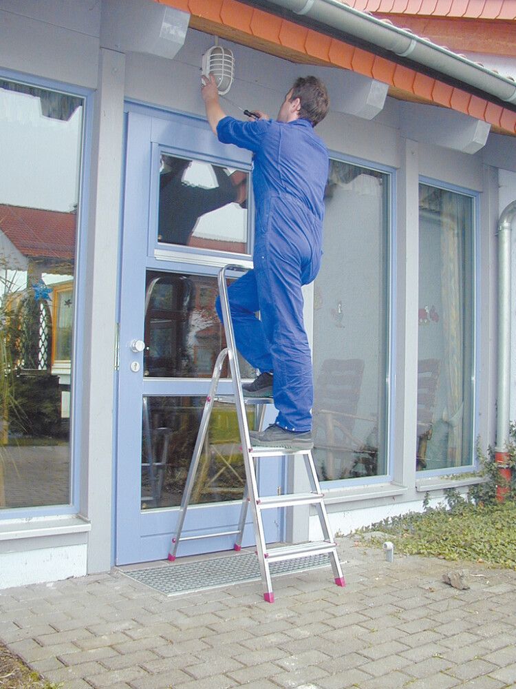 Taloustikkaat Alumiini 4-askelmaiset