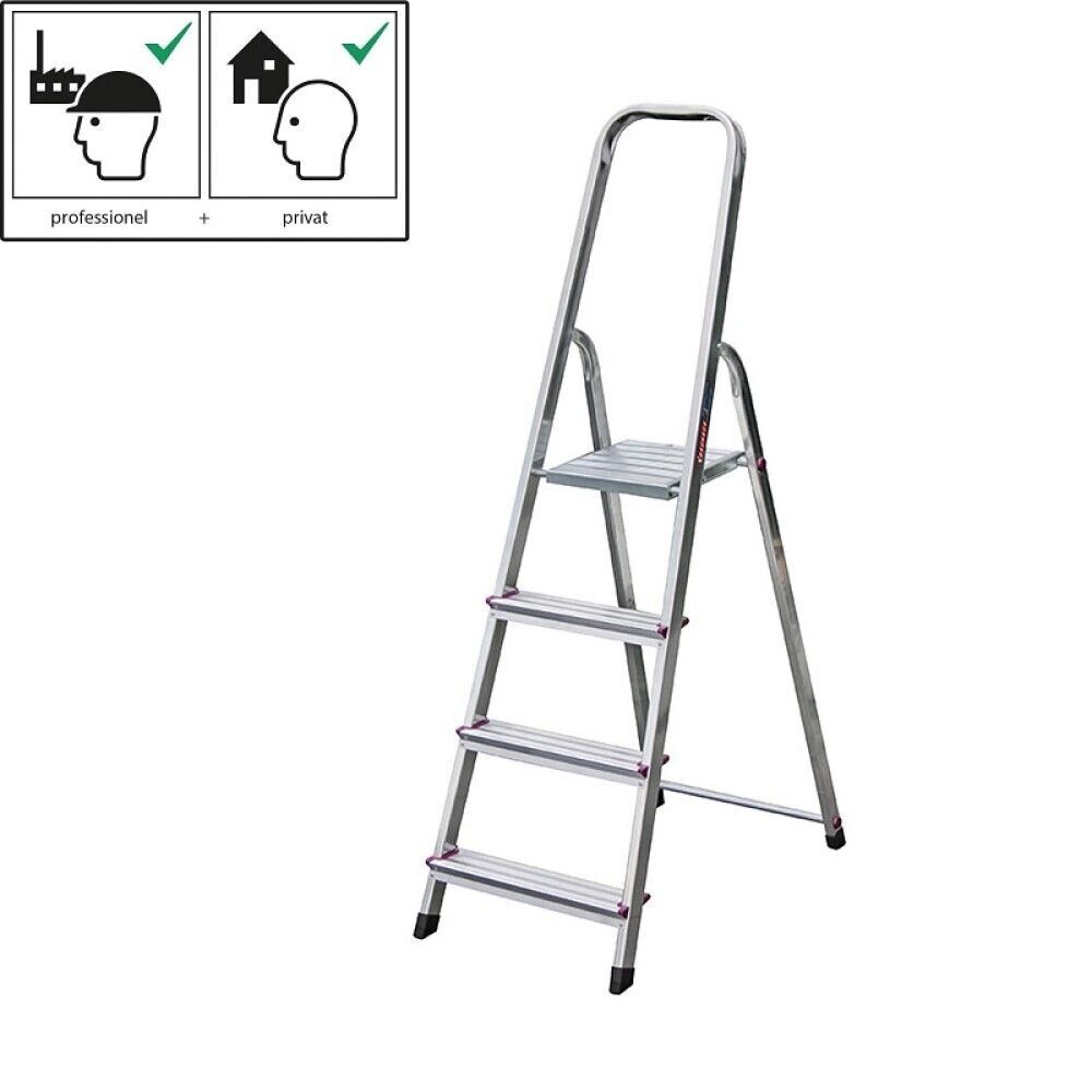 Taloustikkaat Alumiini 4-askelmaiset