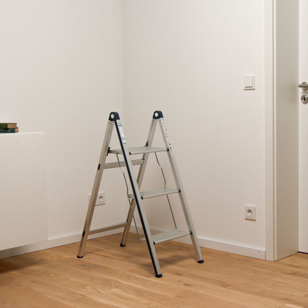 Taittuva apuporras Stabilomat Basicline Slim 3 askelmaa